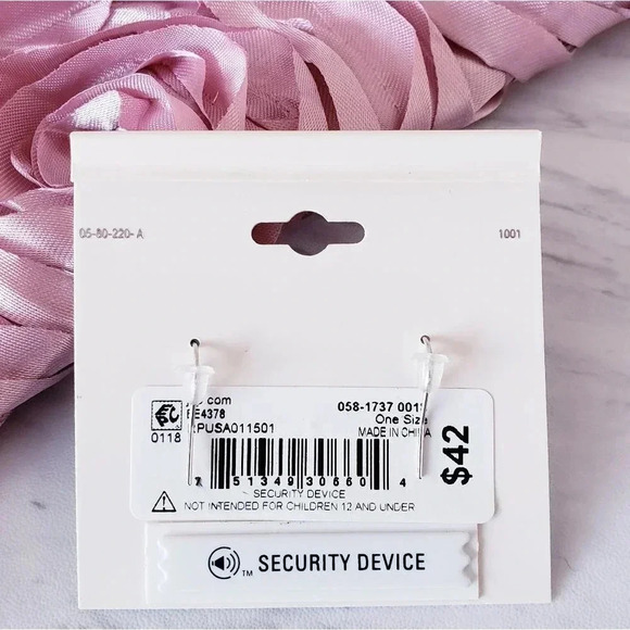 Pure Silver Plated Cristal Drop Earrings Sparkle Allure Tear Drop Style - Picture 2 of 7